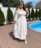 Однотонное платье VK-084A950