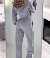 Велюровый костюм с лампасами  LYR-0264A650