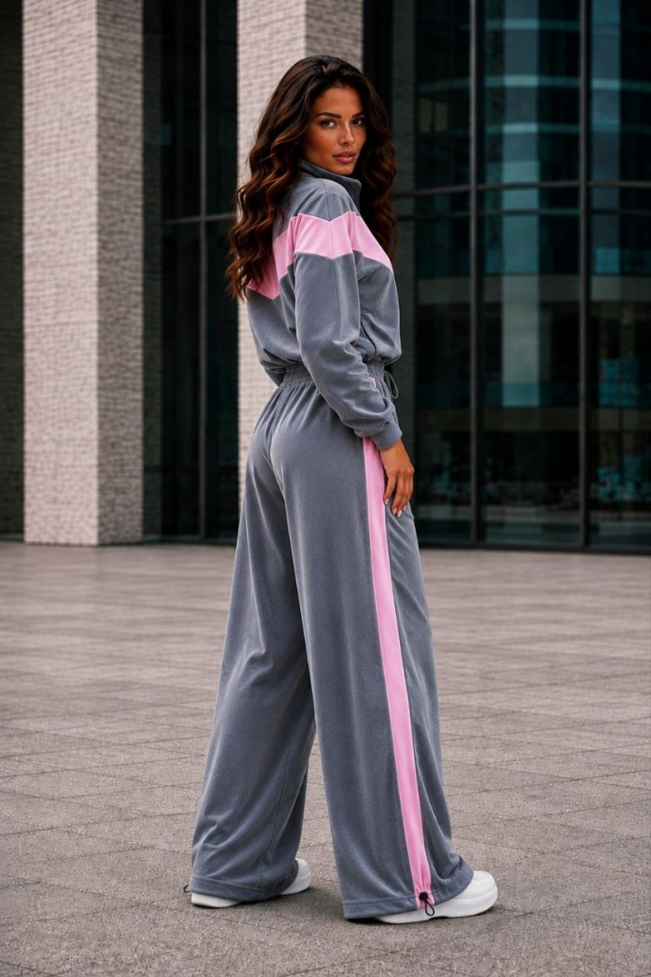 Велюровый спортивный костюм KASY-352A750