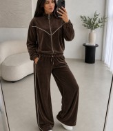 Мягкий велюровый костюм KASY-354A750