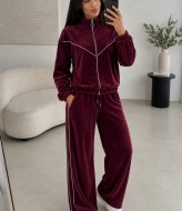 Мягкий велюровый костюм KASY-354A750