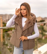 Куртка жилетка трансформер женская DG-c01A1300