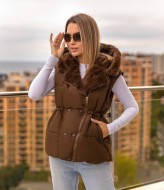 Куртка жилетка трансформер женская DG-c01A1300