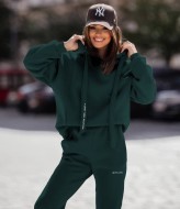 Спортивный теплый костюм женский  DG-p15562A550