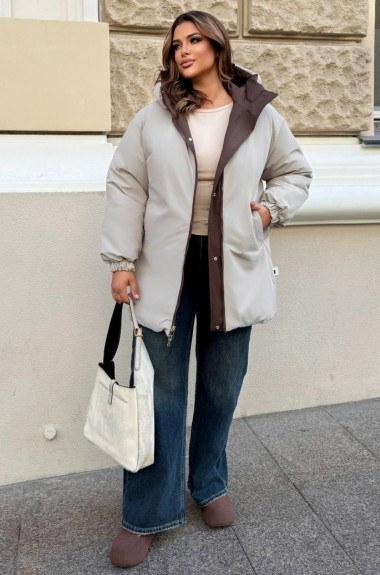 Двухсторонняя зимняя куртка DG-c8530A1500