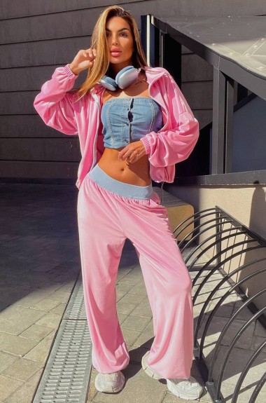 Спорт костюм велюр ROM-411A680 Спорт костюм велюр ROM-411A680