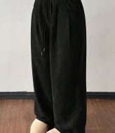 Брюки из микровельвета на флисе EVD-401A480