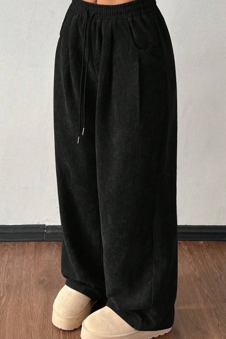 Брюки из микровельвета на флисе EVD-401A480