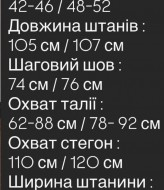 Брюки из микровельвета на флисе EVD-401A480