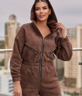 Женский комбинезон на флисе  EY-685A29B33