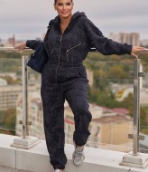 Женский комбинезон на флисе  EY-685A29B33