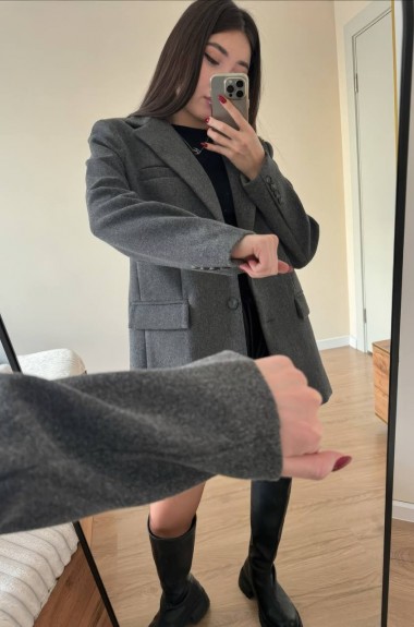 Пиджак пальто женский LUC-1097A889