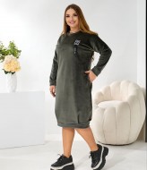 Теплое платье свободного кроя TAS-9031A720 Теплое платье свободного кроя TAS-9031A720
