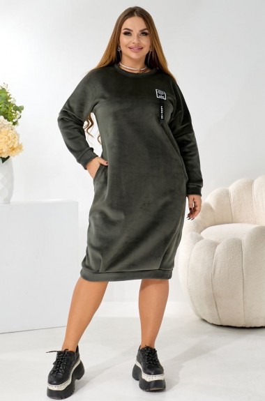 Теплое платье свободного кроя TAS-9031A720 Теплое платье свободного кроя TAS-9031A720