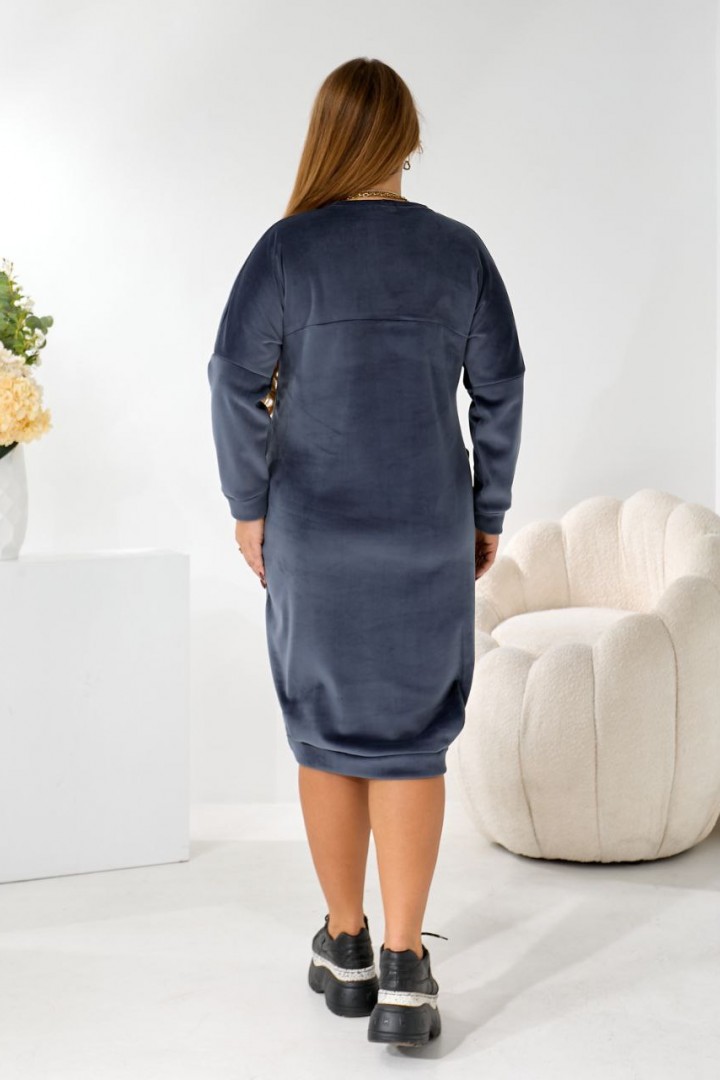 Теплое платье свободного кроя TAS-9031A720 Теплое платье свободного кроя TAS-9031A720