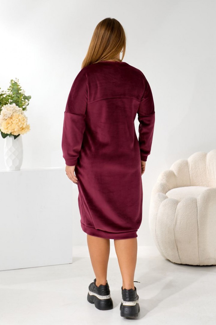 Теплое платье свободного кроя TAS-9031A720 Теплое платье свободного кроя TAS-9031A720