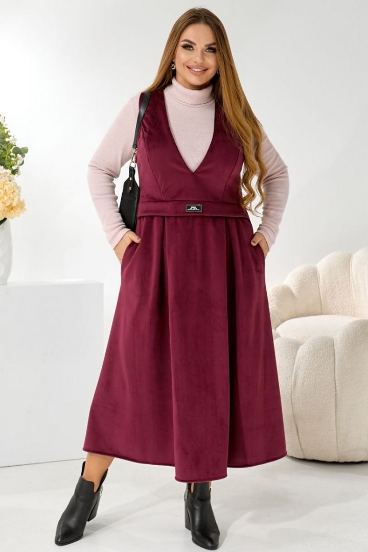 Вельветовый сарафан TAS-9104A750 Вельветовый сарафан TAS-9104A750