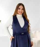 Вельветовый сарафан TAS-9104A750