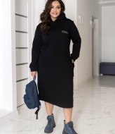 Платье с капюшоном длинное  LSH-988A13.5 Платье с капюшоном длинное  LSH-988A13.5