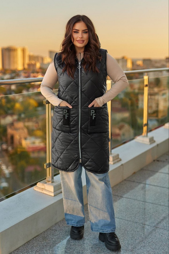 Подовжена жилетка LSH-709A18.5