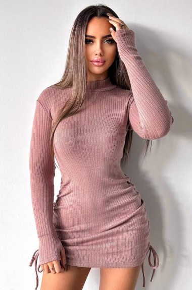 Платье гольф мини  YLM-598A460 Платье гольф мини  YLM-598A460