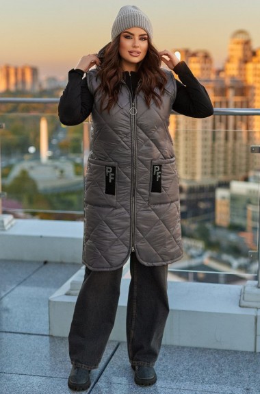 Удлиненная жилетка LSH-709A18.5