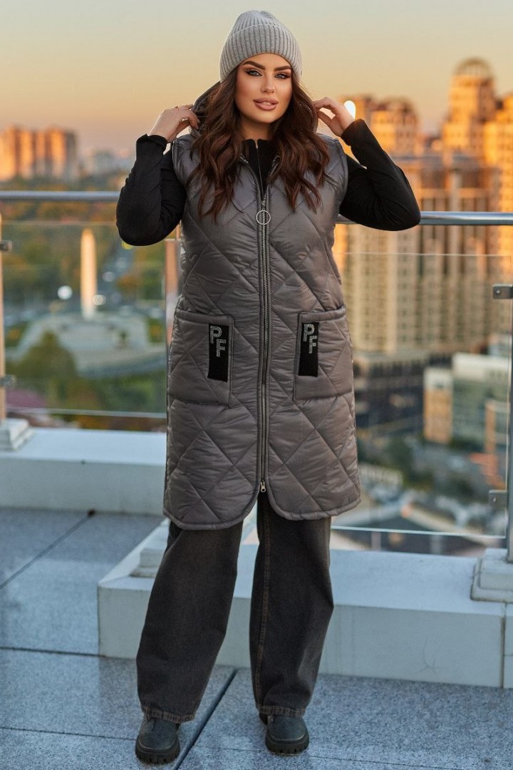 Подовжена жилетка LSH-709A18.5