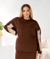 Теплый костюм юбка и кофта  LF-273A1100 Теплый костюм юбка и кофта  LF-273A1100