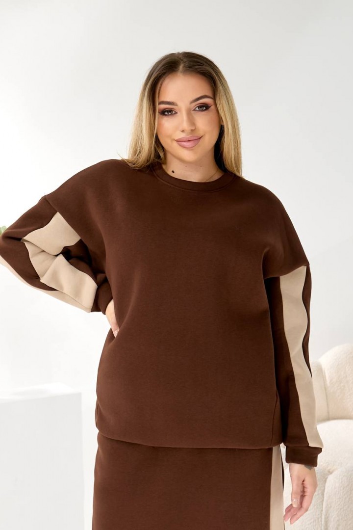 Теплый костюм юбка и кофта  LF-273A1100 Теплый костюм юбка и кофта  LF-273A1100