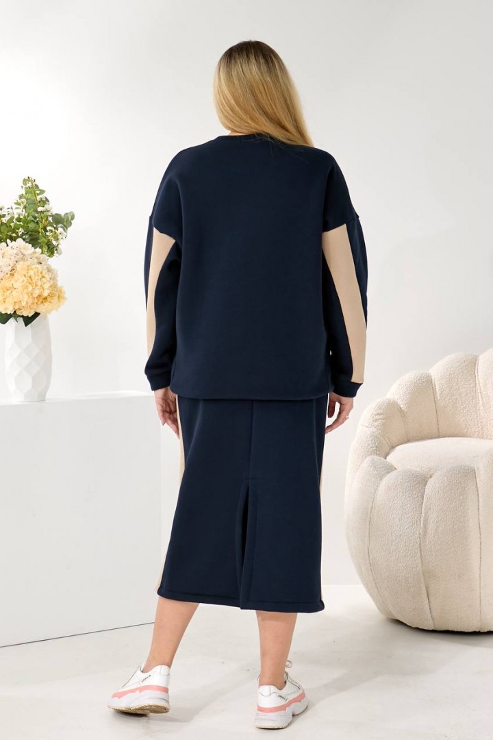 Теплый костюм юбка и кофта  LF-273A1100 Теплый костюм юбка и кофта  LF-273A1100