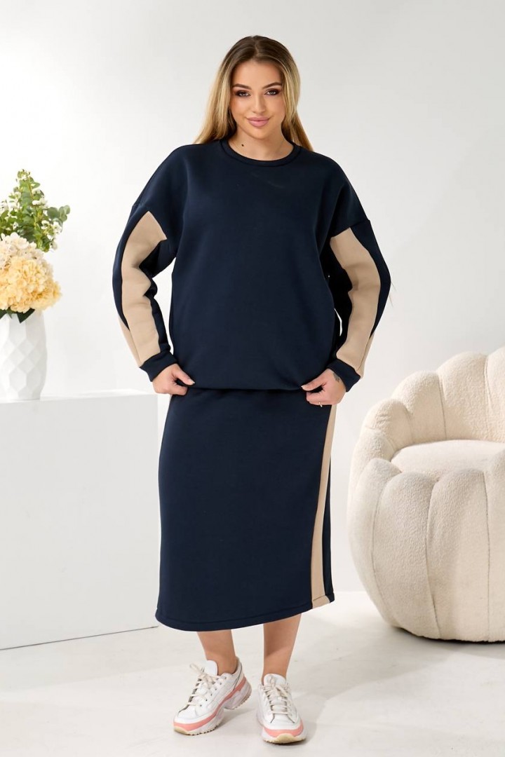 Теплый костюм юбка и кофта  LF-273A1100 Теплый костюм юбка и кофта  LF-273A1100