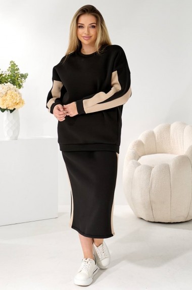 Теплый костюм юбка и кофта  LF-273A1100 Теплый костюм юбка и кофта  LF-273A1100