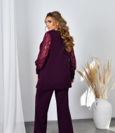 Нарядный женский костюм большого размера  NF-3687A750