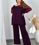 Нарядный женский костюм большого размера  NF-3687A750