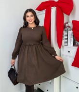 Платье с пуговицами  VIA-249A12.5