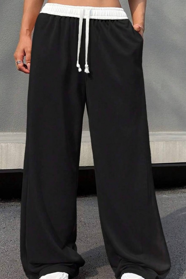 Спортивные брюки с белым поясом DMP-A7229A300