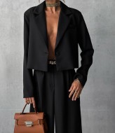 Брючный костюм женский черный ANN-343A510