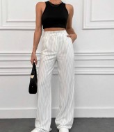 Брюки палаццо в полоску CUR-865A530