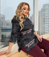 Женская оверсайз футболка ELR-4012A500 Женская оверсайз футболка ELR-4012A500