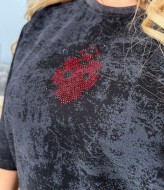 Женская оверсайз футболка ELR-4012A500 Женская оверсайз футболка ELR-4012A500