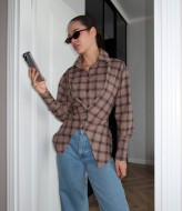 Асимметричная рубашка SSY-033A600