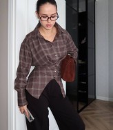 Асимметричная рубашка SSY-033A600