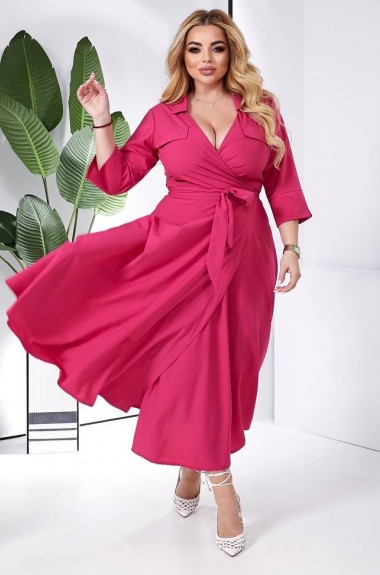 Платье на запах батал EY-604A16B19