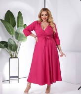 Платье на запах батал EY-604A16B19