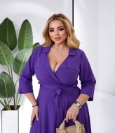 Платье на запах батал EY-604A16B19