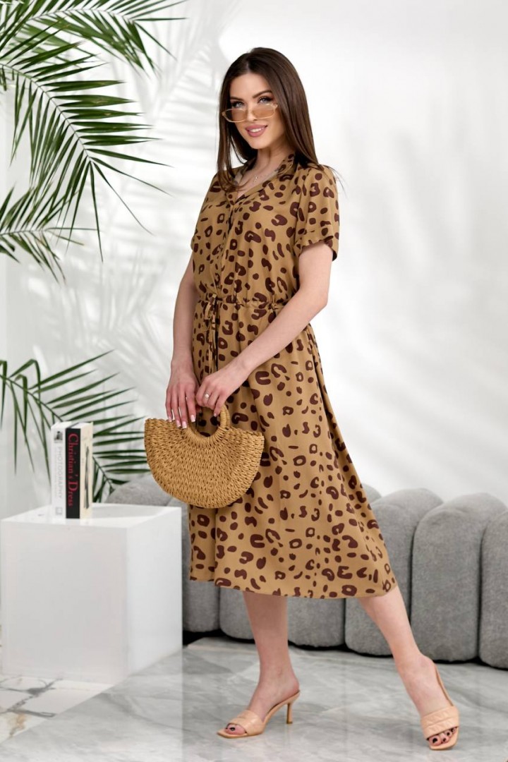 Штапельное платье NOB-26021A420