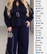 Замшевые брюки EY-749A13B15