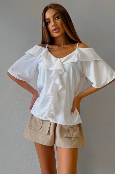 Женская блуза с воланами LSA-732A300 Женская блуза с воланами LSA-732A300