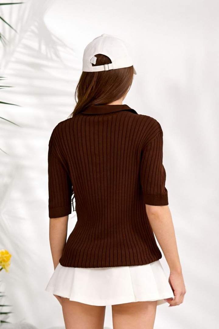 Футболка поло на блискавці IB-1152A440