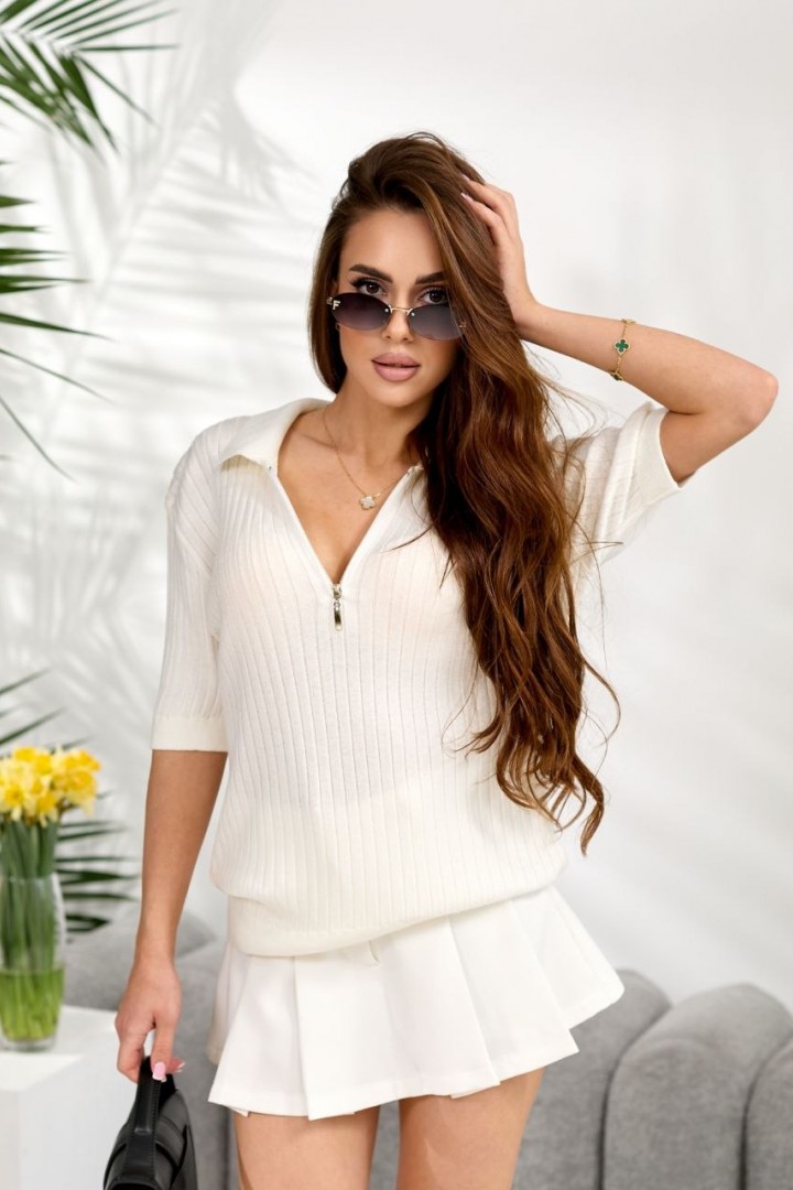 Футболка поло на блискавці IB-1152A440